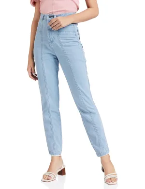 AKA CHIC Tapered Fit Women Jeans (AKCB 1438_Blue_26)