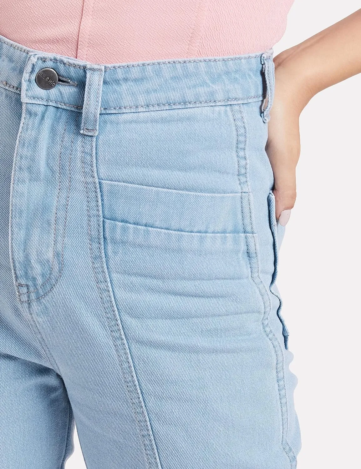 AKA CHIC Tapered Fit Women Jeans (AKCB 1438_Blue_26)