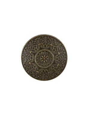 Antique Brass Mandala Design Sherwani Button