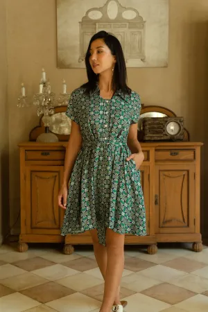 Banyan Dress in Mosaic Mirage