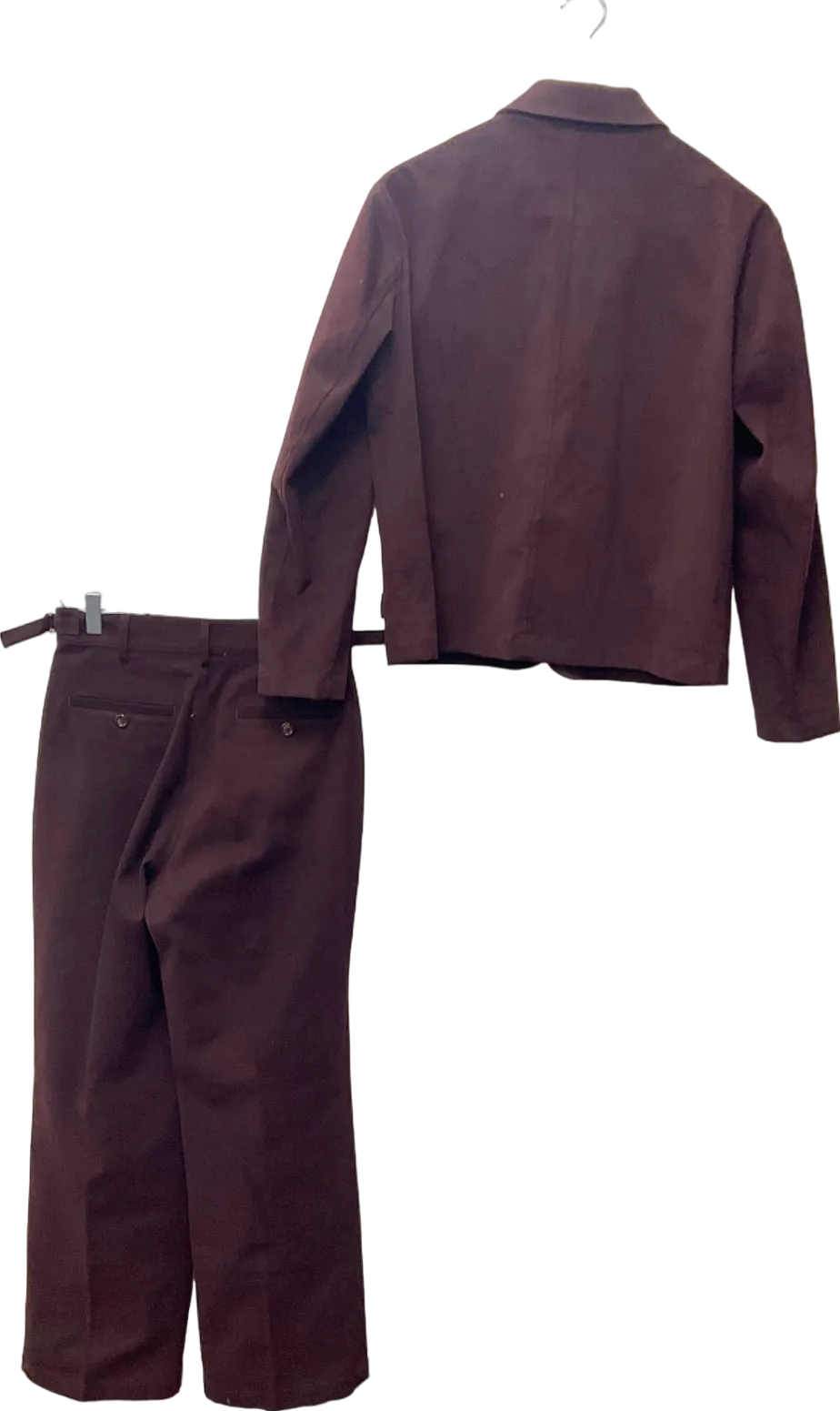 Batch Burgundy Jacket and Trousers Set UK S
