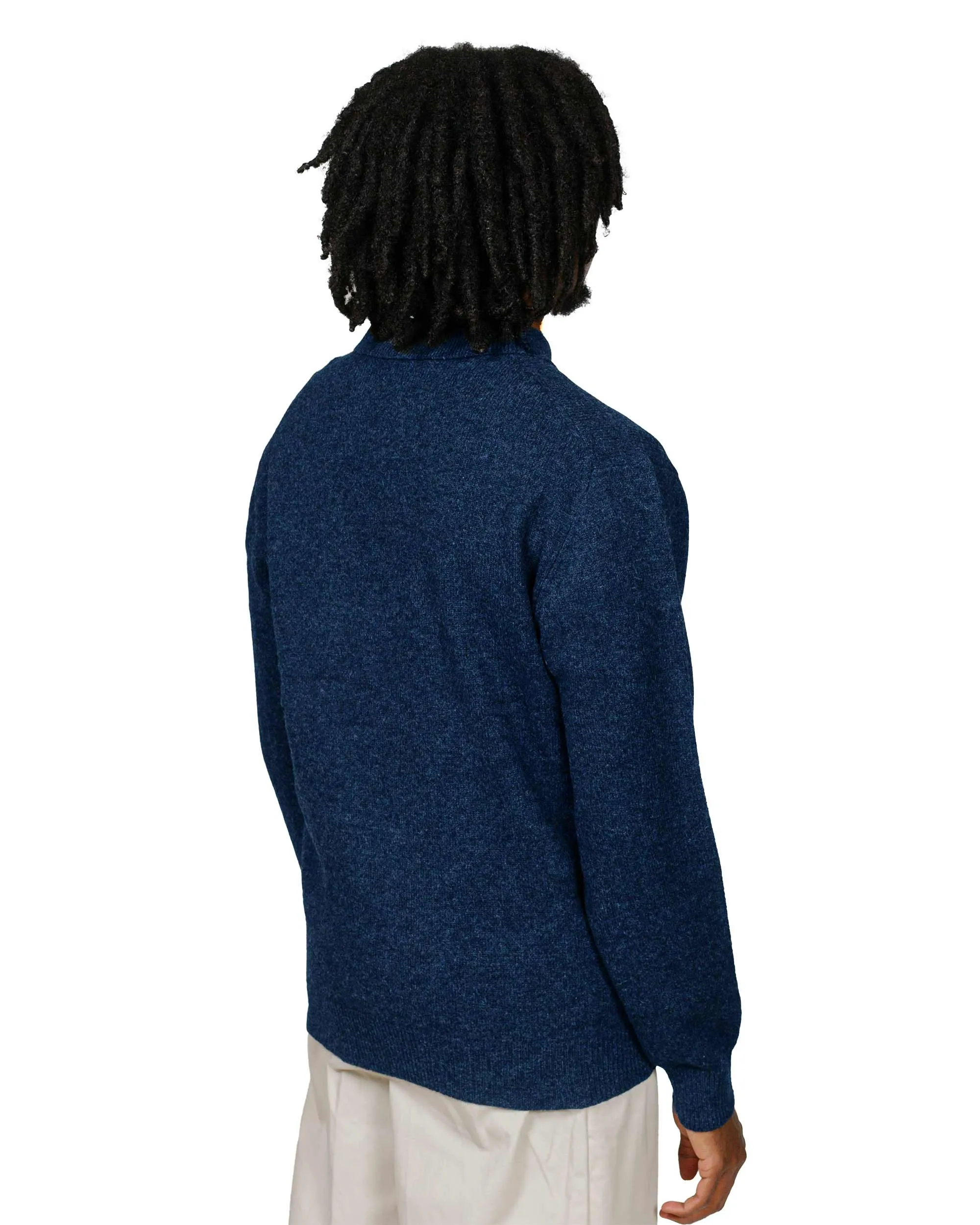 Beams Plus Knit Polo 9G Navy