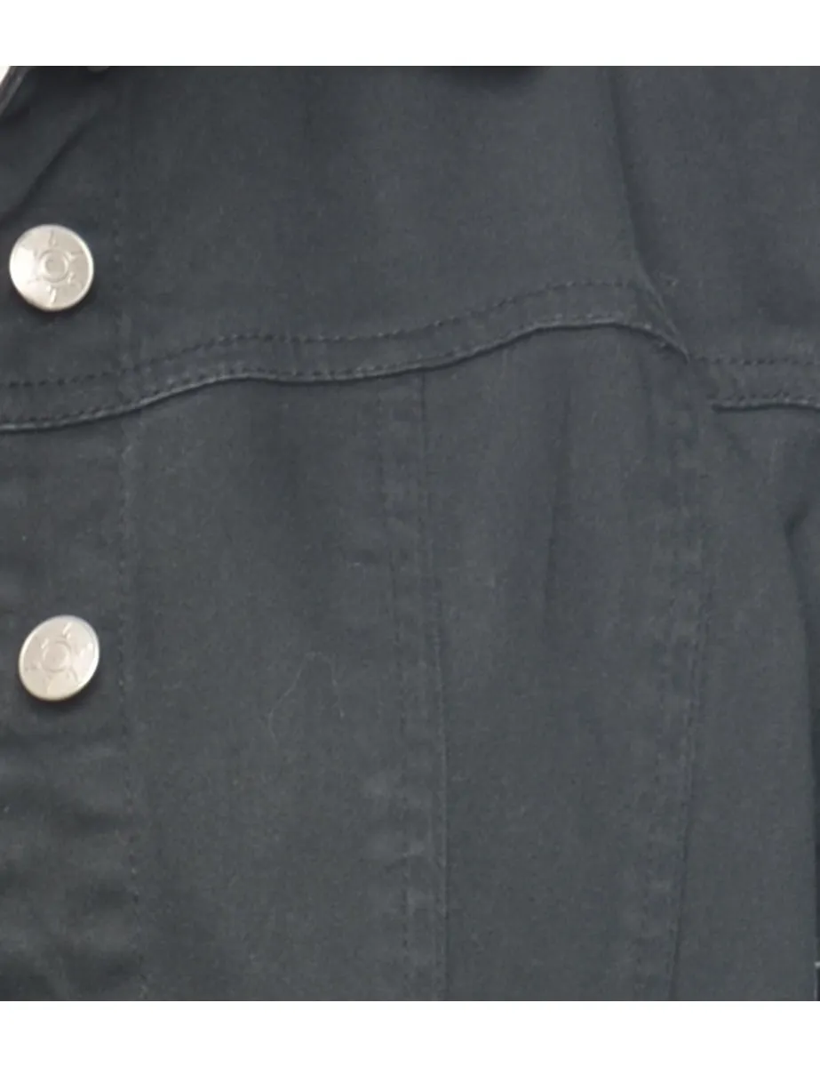 Black Denim Jacket - M