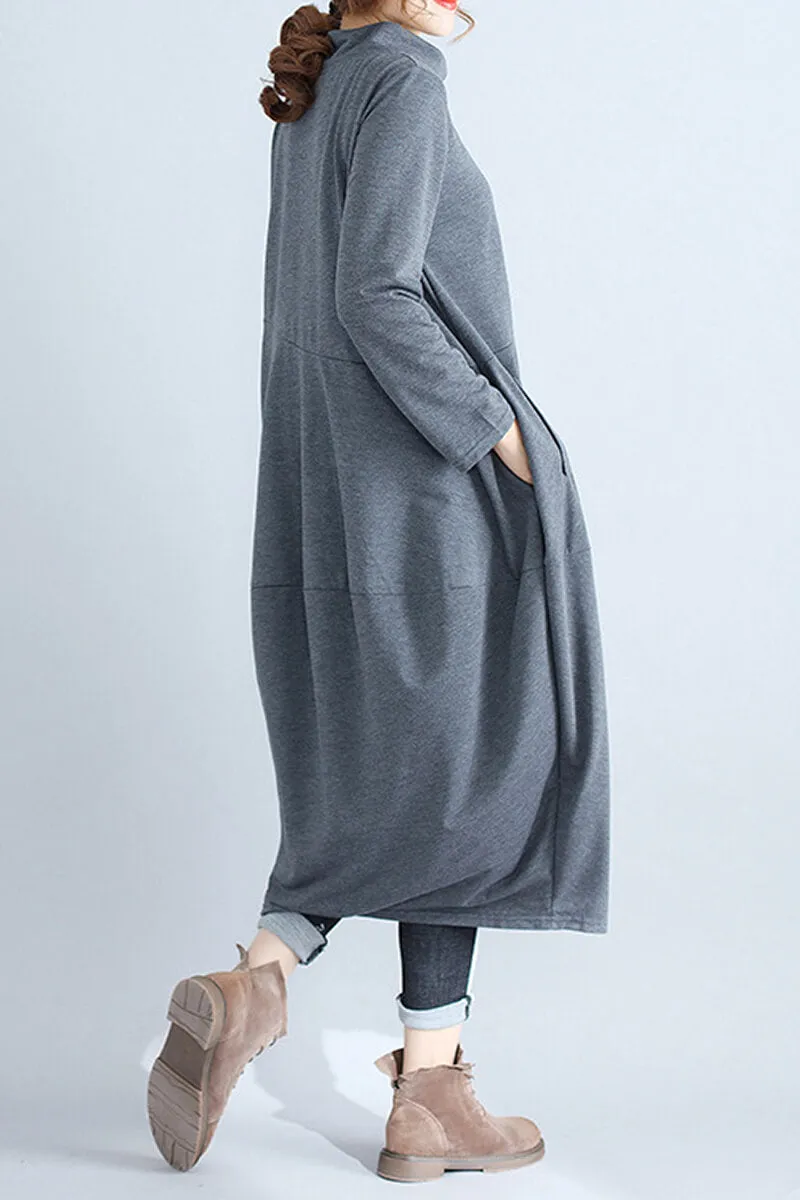 Comfy Midi Oversize Dress
