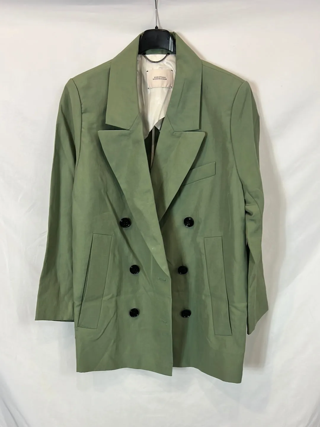 DOROTHEE SCHUMACHER. Blazer verde fluida T.u(xs)