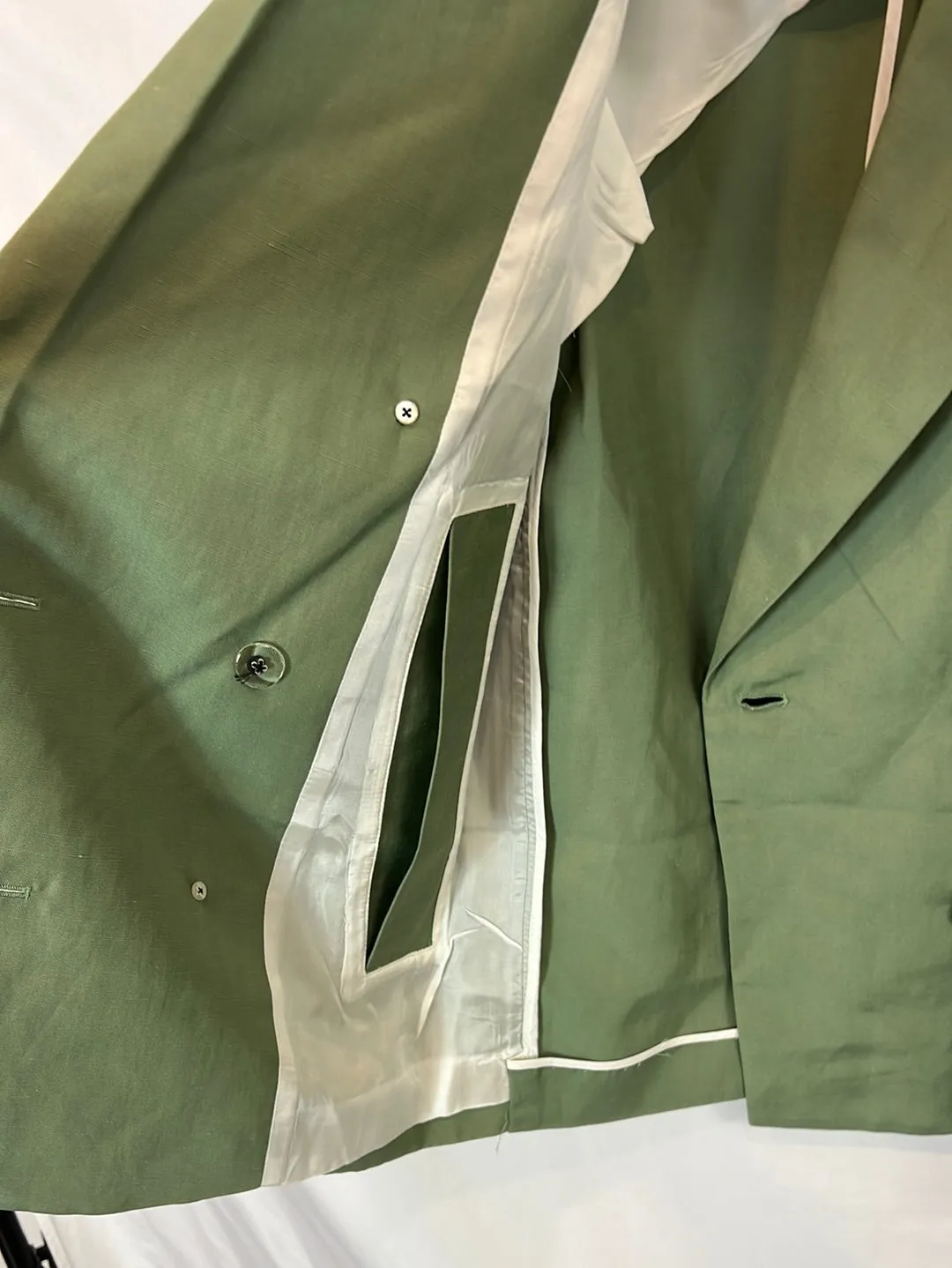 DOROTHEE SCHUMACHER. Blazer verde fluida T.u(xs)