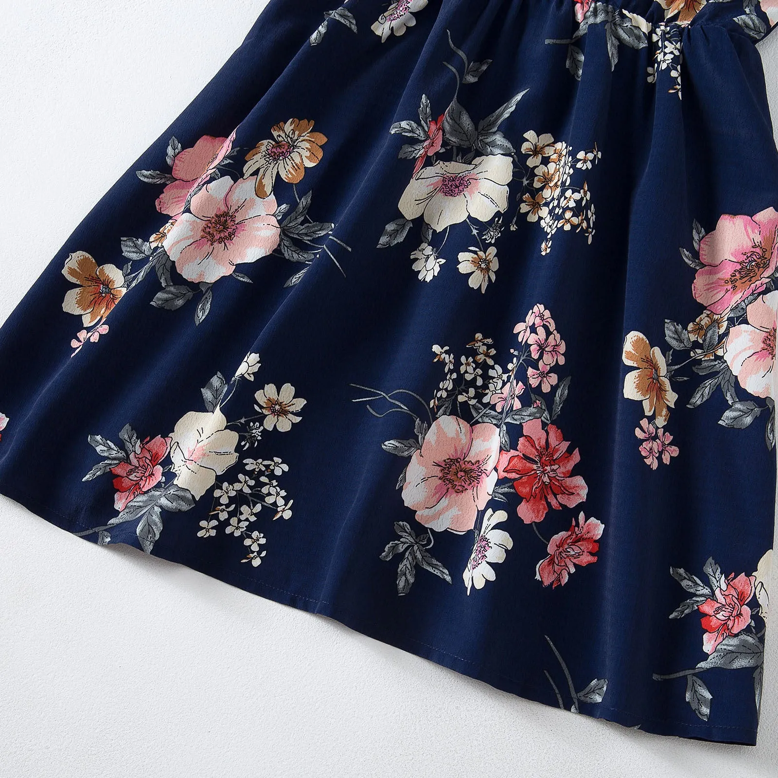Floral Print Family Matching Dress and T-shirts Sets
