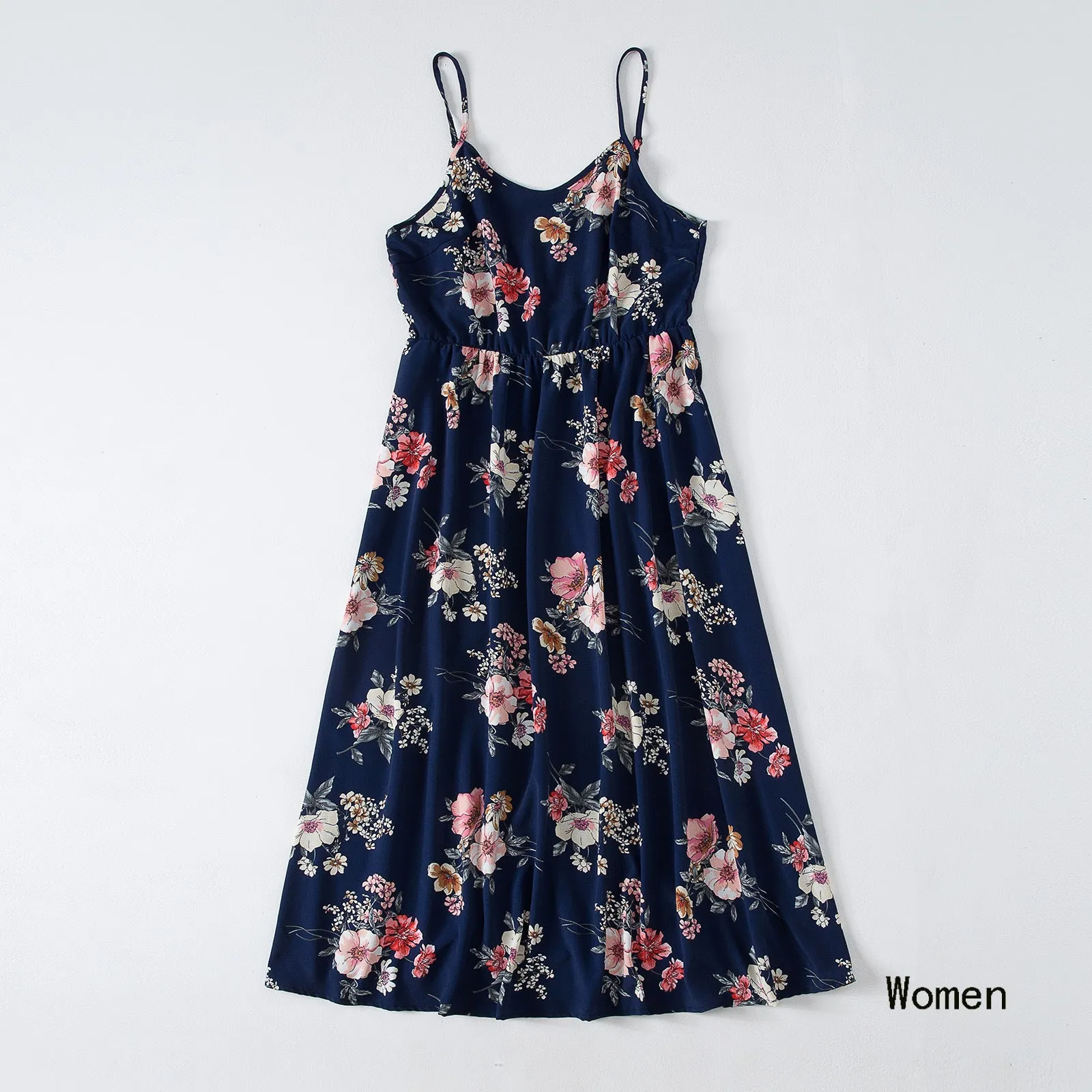 Floral Print Family Matching Dress and T-shirts Sets