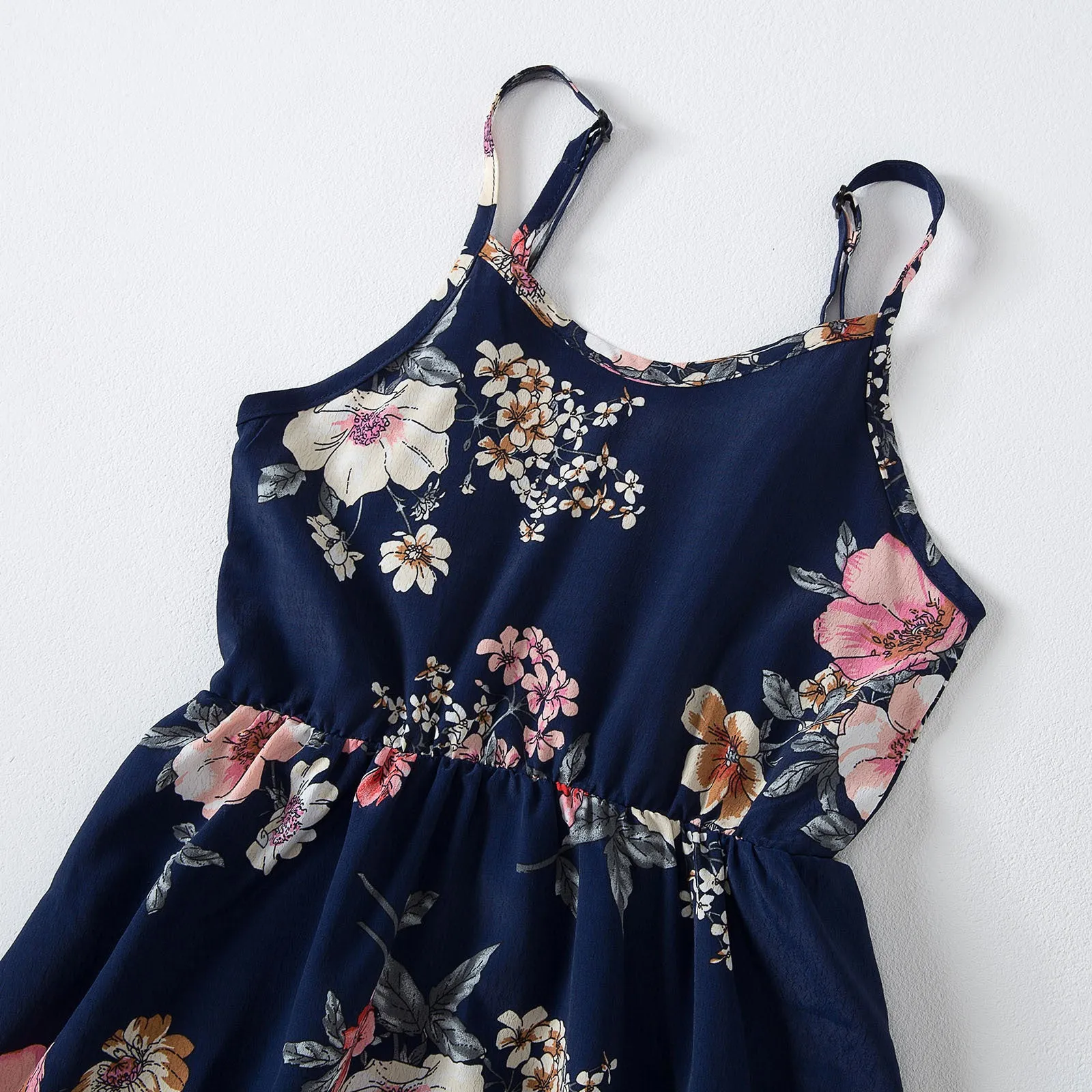 Floral Print Family Matching Dress and T-shirts Sets