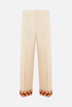 Gabardine Trousers