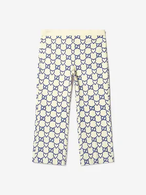 Gucci Girls Embroidered GG Trousers