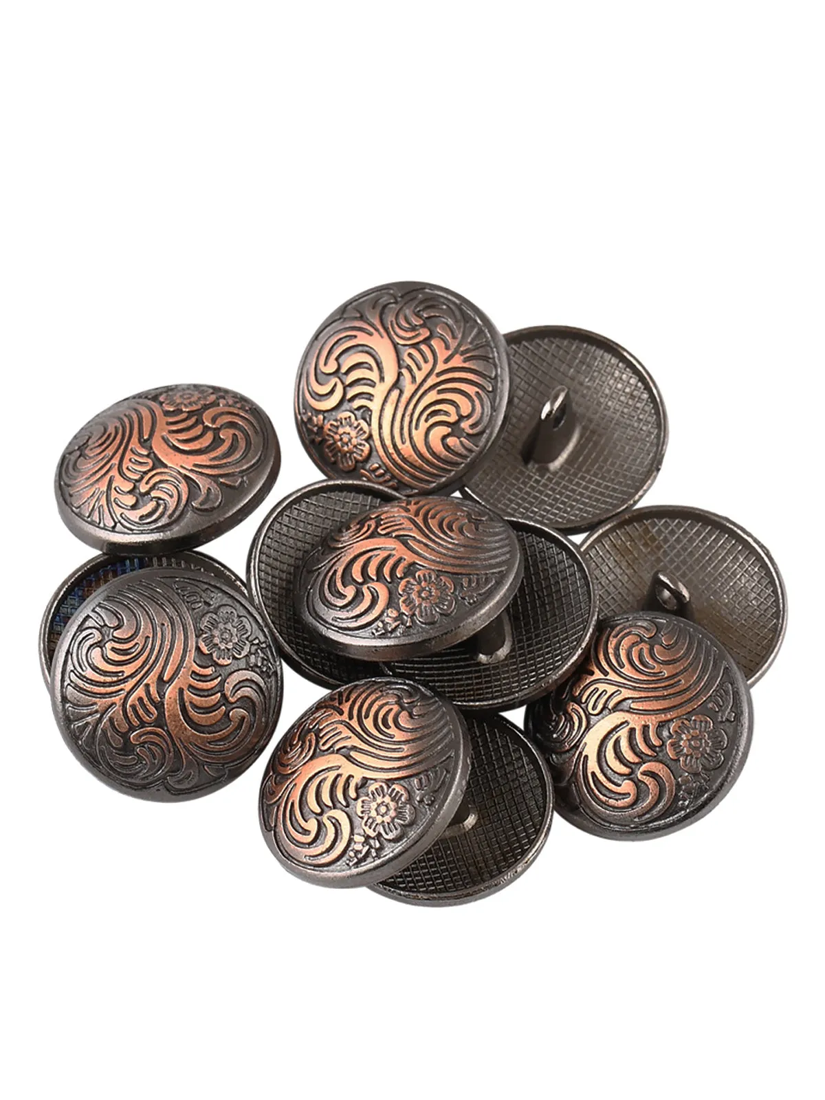 Historic Design Antique Copper Coat Button