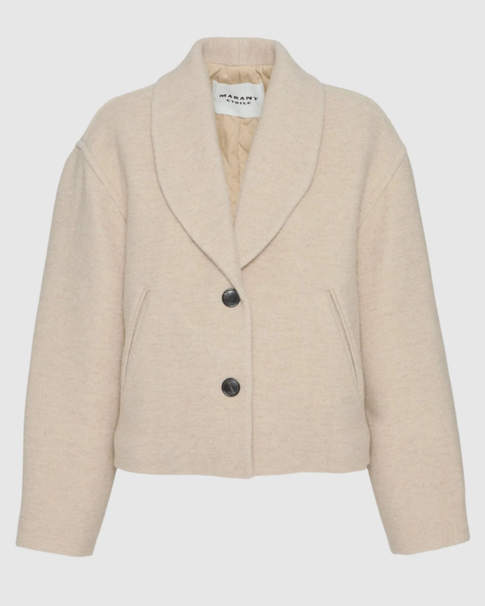 Isabel Marant Lanna Coat in Beige