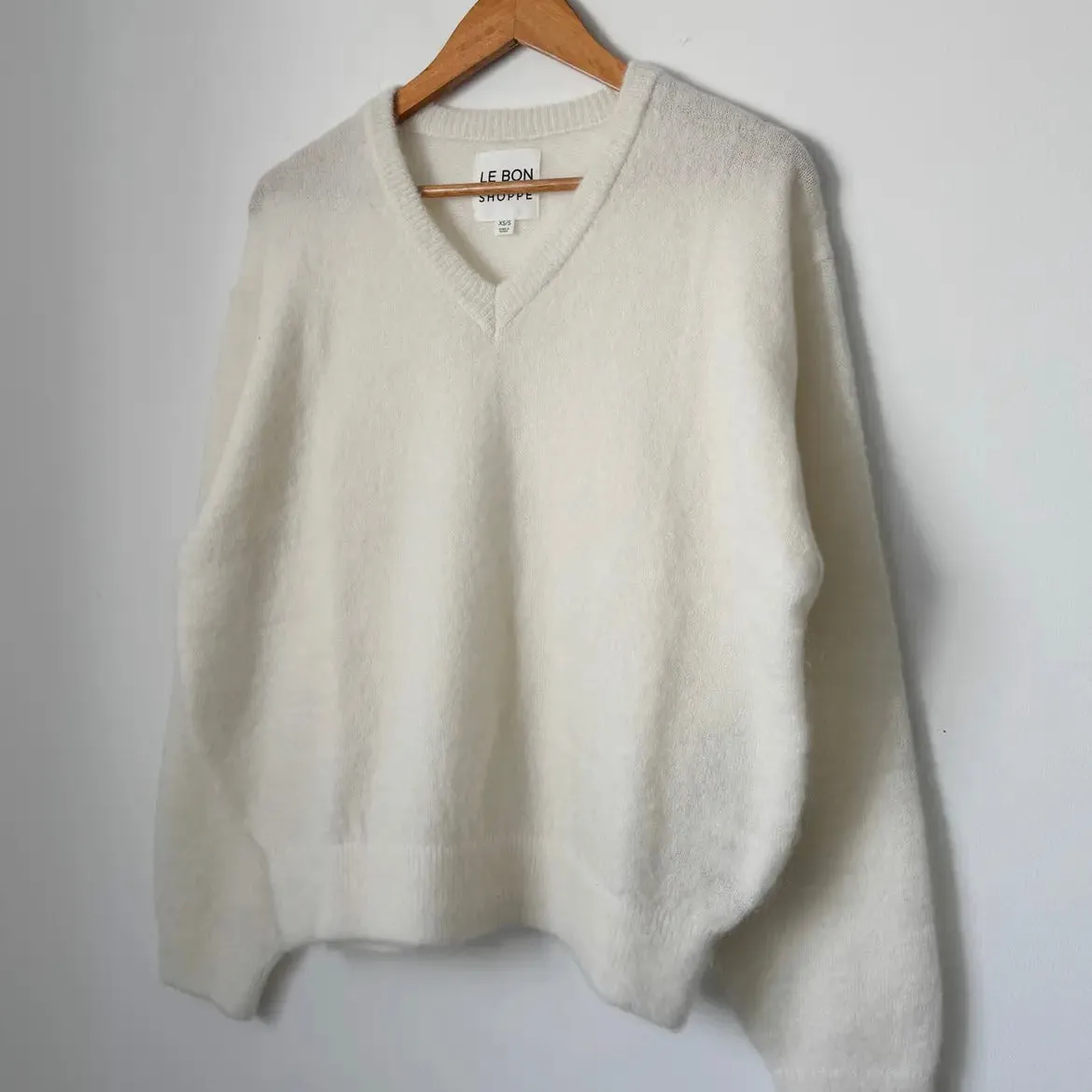 James Mohair Sweater in Snow White