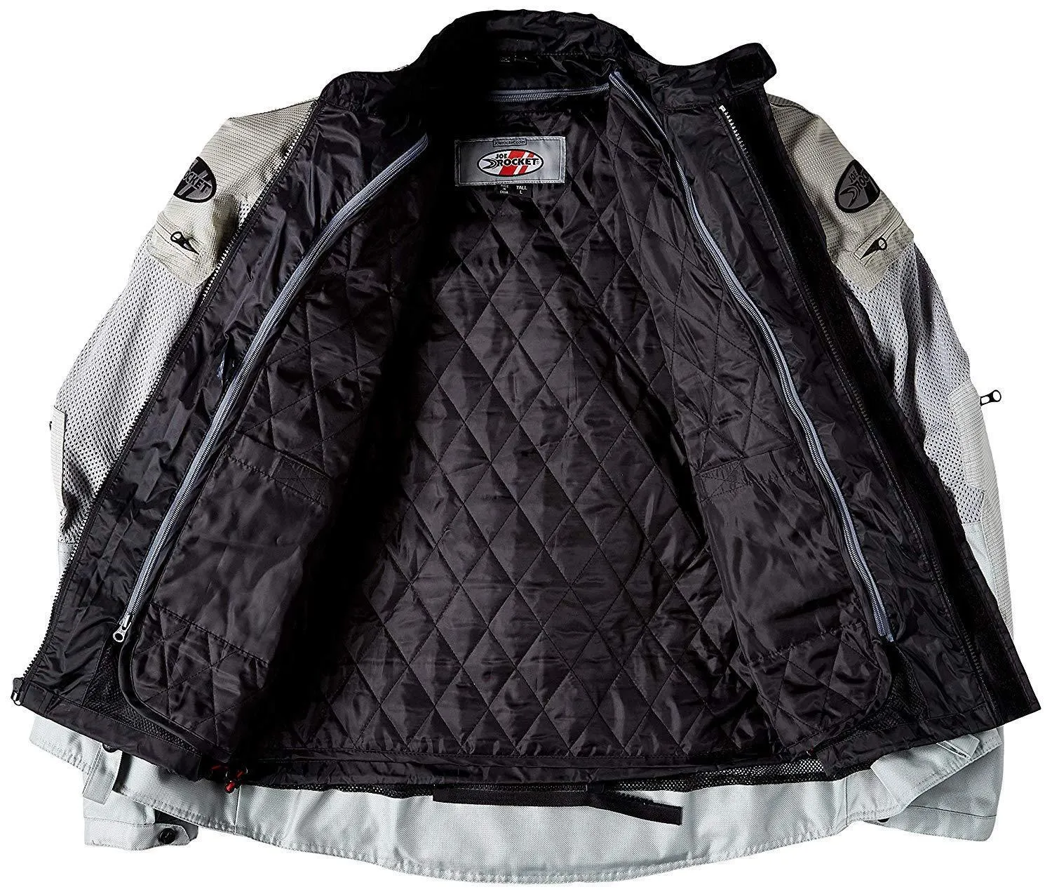 Joe Rocket Phoenix Ion Men's Silver Mesh Jacket