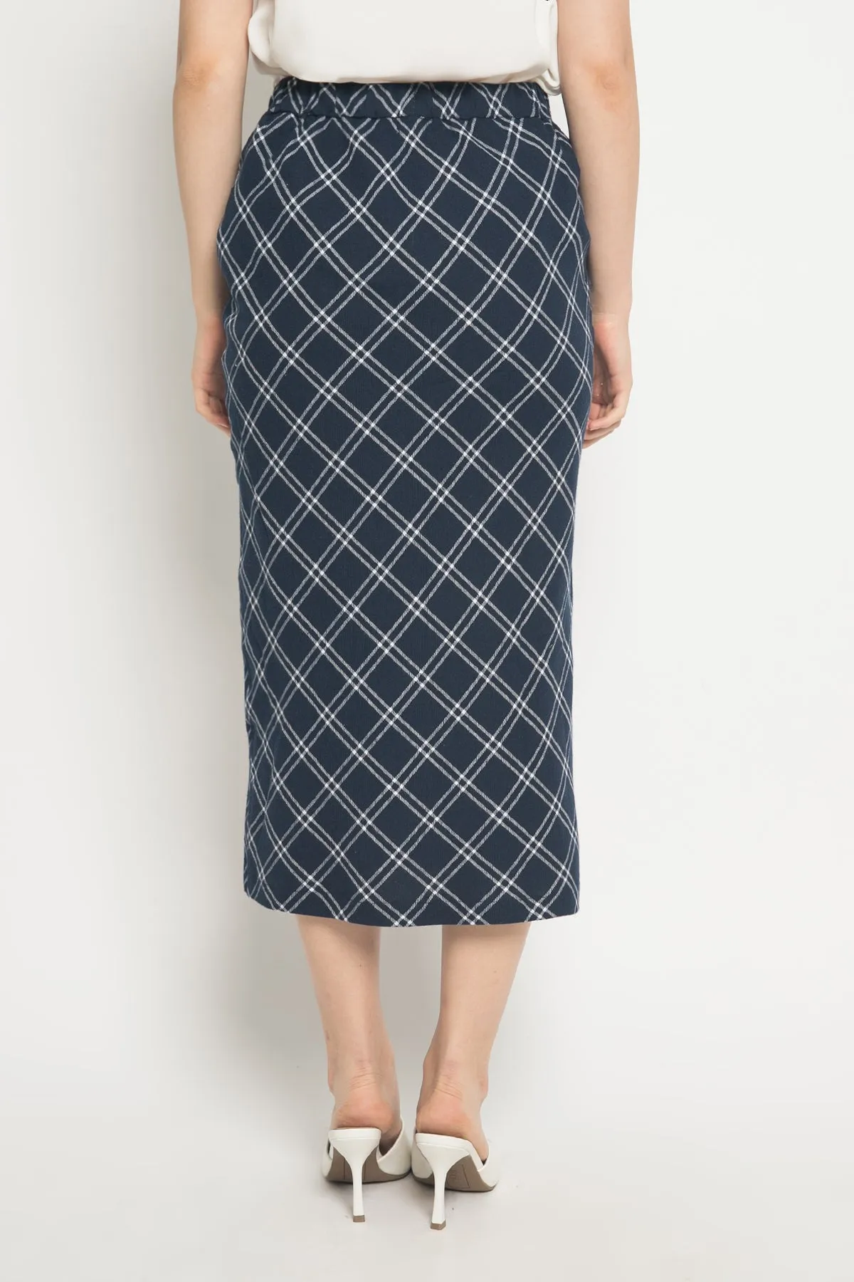 Lexi Midi Skirt in Blue