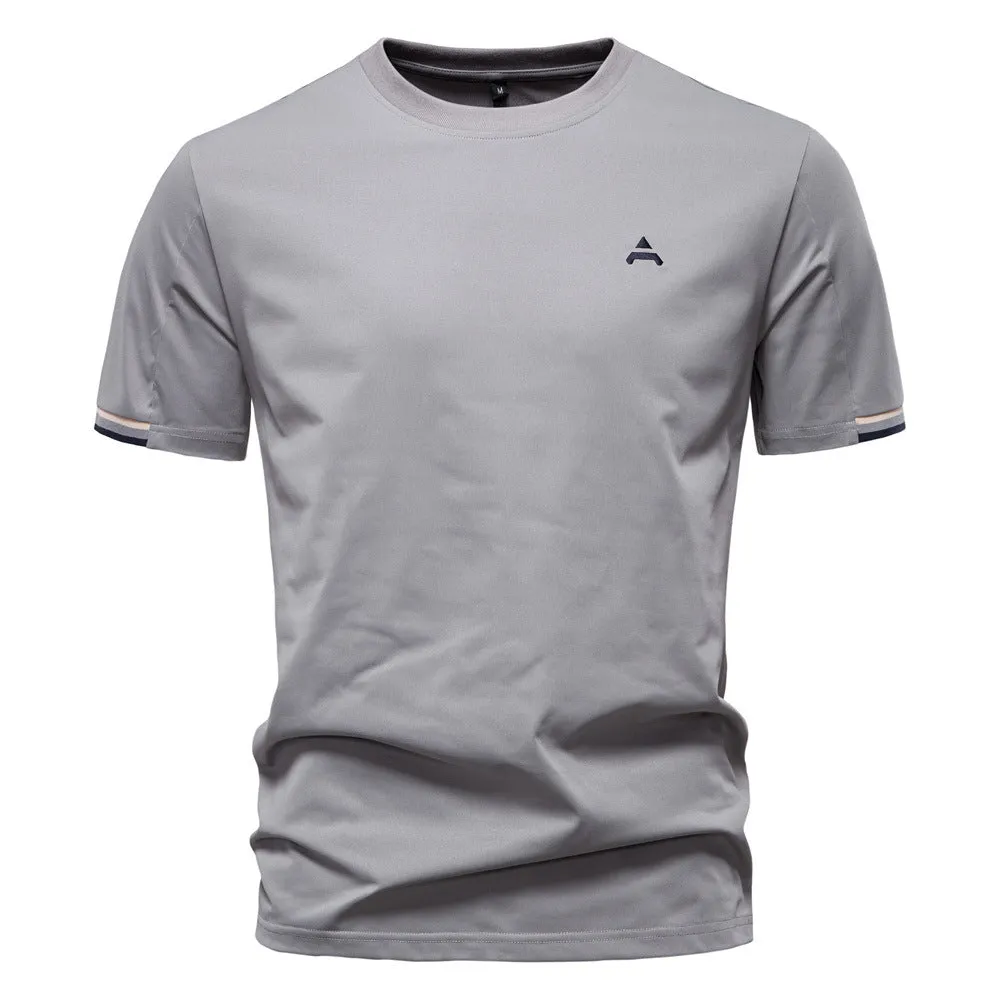 Loookus - 2025 Men's Slim-fit Short-Sleeved Casual High-quality T-shirt