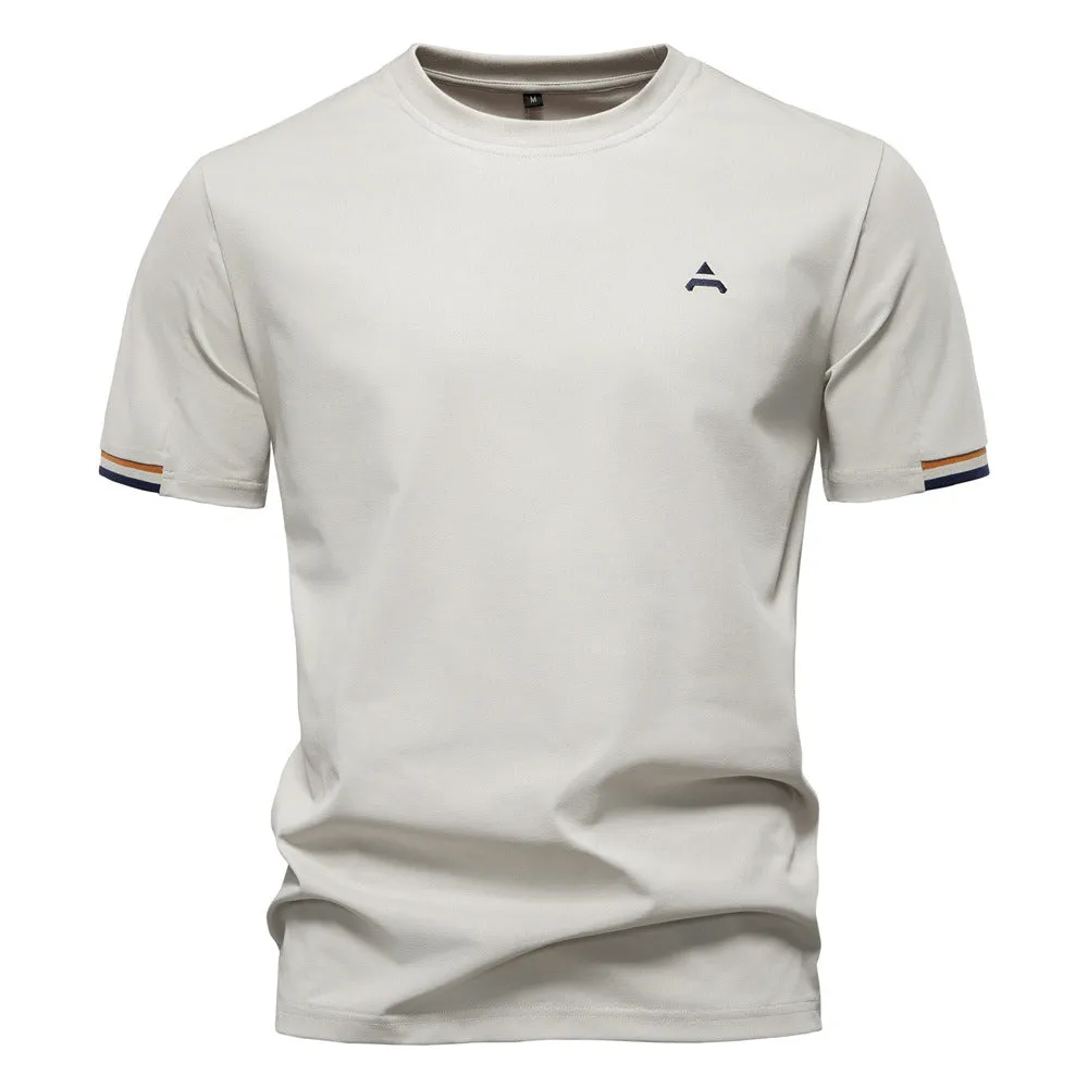 Loookus - 2025 Men's Slim-fit Short-Sleeved Casual High-quality T-shirt