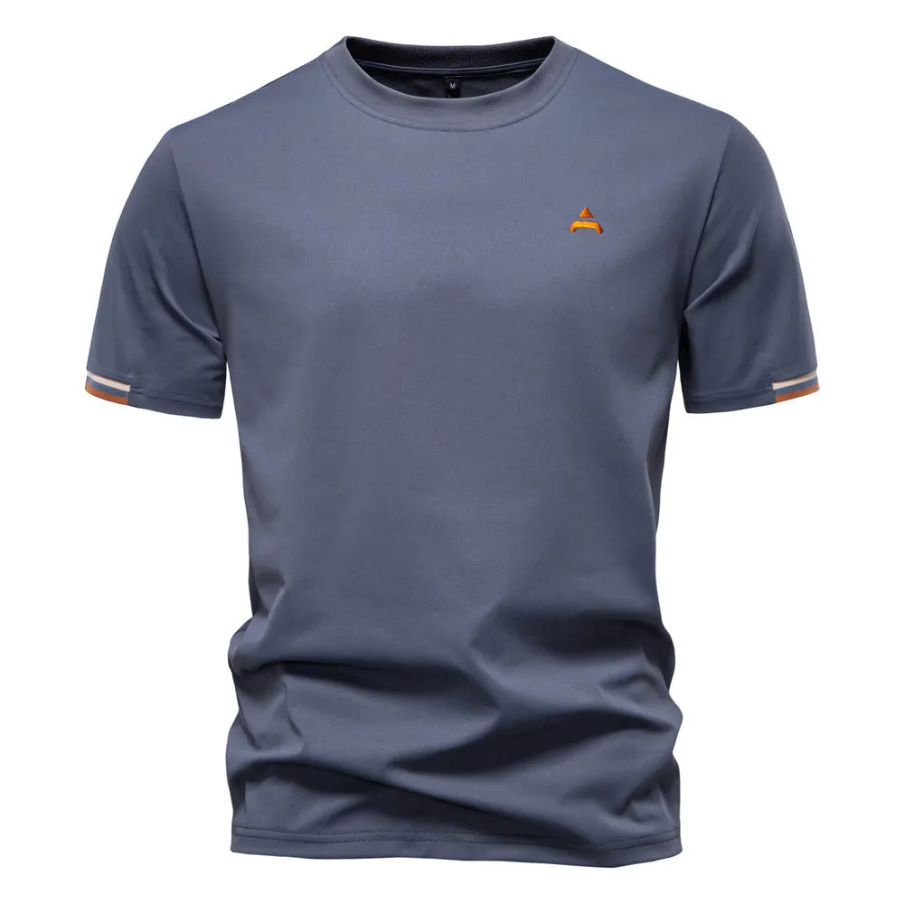 Loookus - 2025 Men's Slim-fit Short-Sleeved Casual High-quality T-shirt
