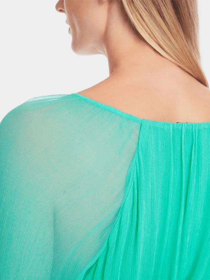 Marc Cain Glam Women's Delicate Viscose Crepe Slip Blouse YG 51.08 W14 COL 565