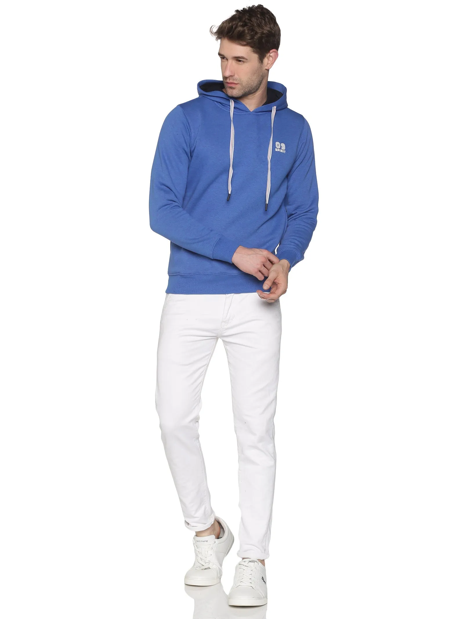 Men Blue Hoodie