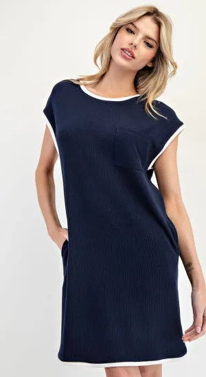 Navy Dress By: EE:some