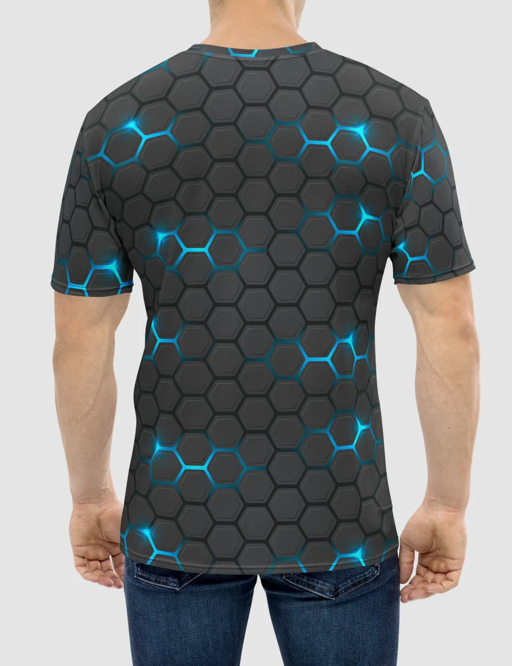 Neo Digital Faux Carbon Fiber Men's Sublimated T-Shirt