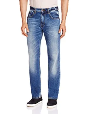 Pepe Jeans Men's Holborne PM201762G924 Relaxed Fit Jeans (8903872713615_BICKFORD-H_34_Mid Tint)