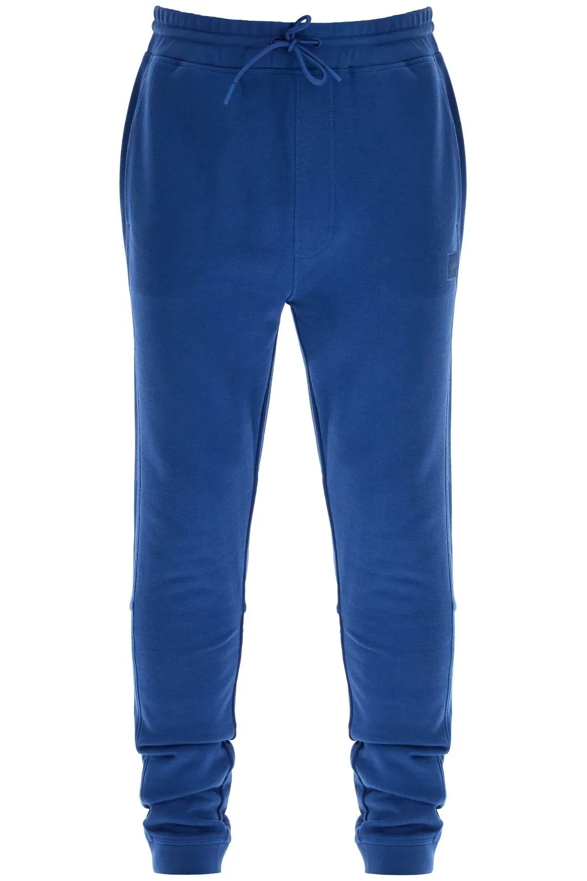 regular fit high-waisted blue cotton pants 50509303 OPEN BLUE