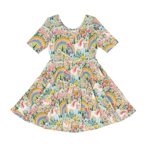 ROCK YOUR BABY - EMBROIDERED UNICORNS MABEL DRESS