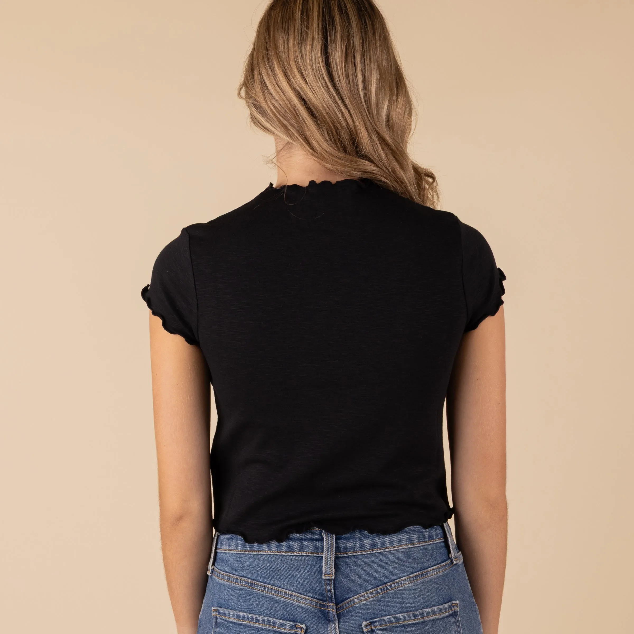 Short Sleeve Lettuce Top