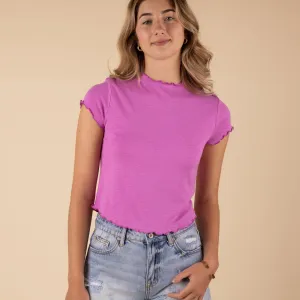 Short Sleeve Lettuce Top