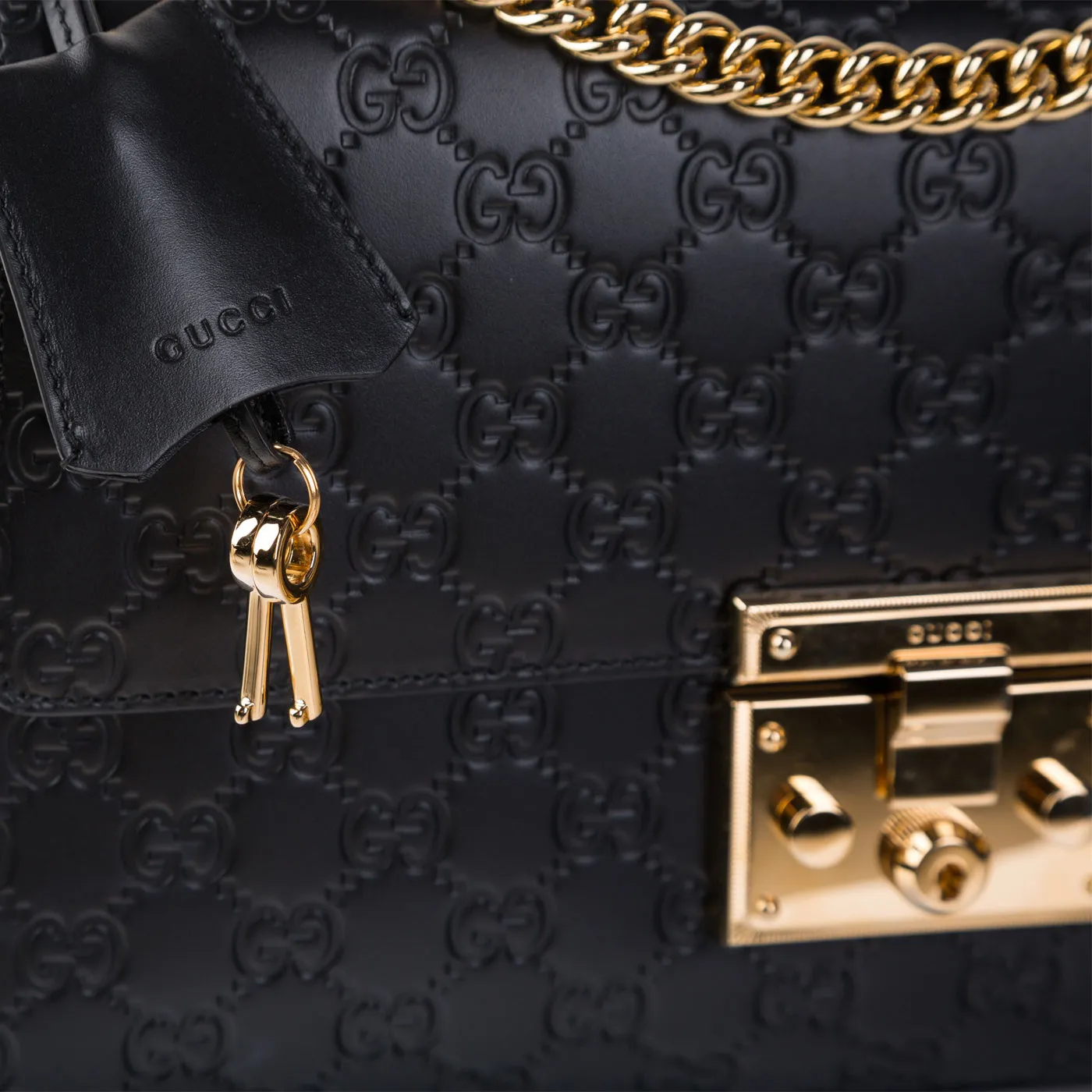 Signature Padlock Bag