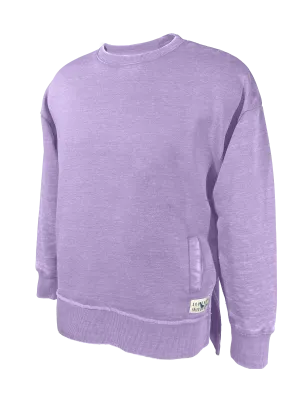Southern Fried Cotton Mountain Side Orchid Sweater
