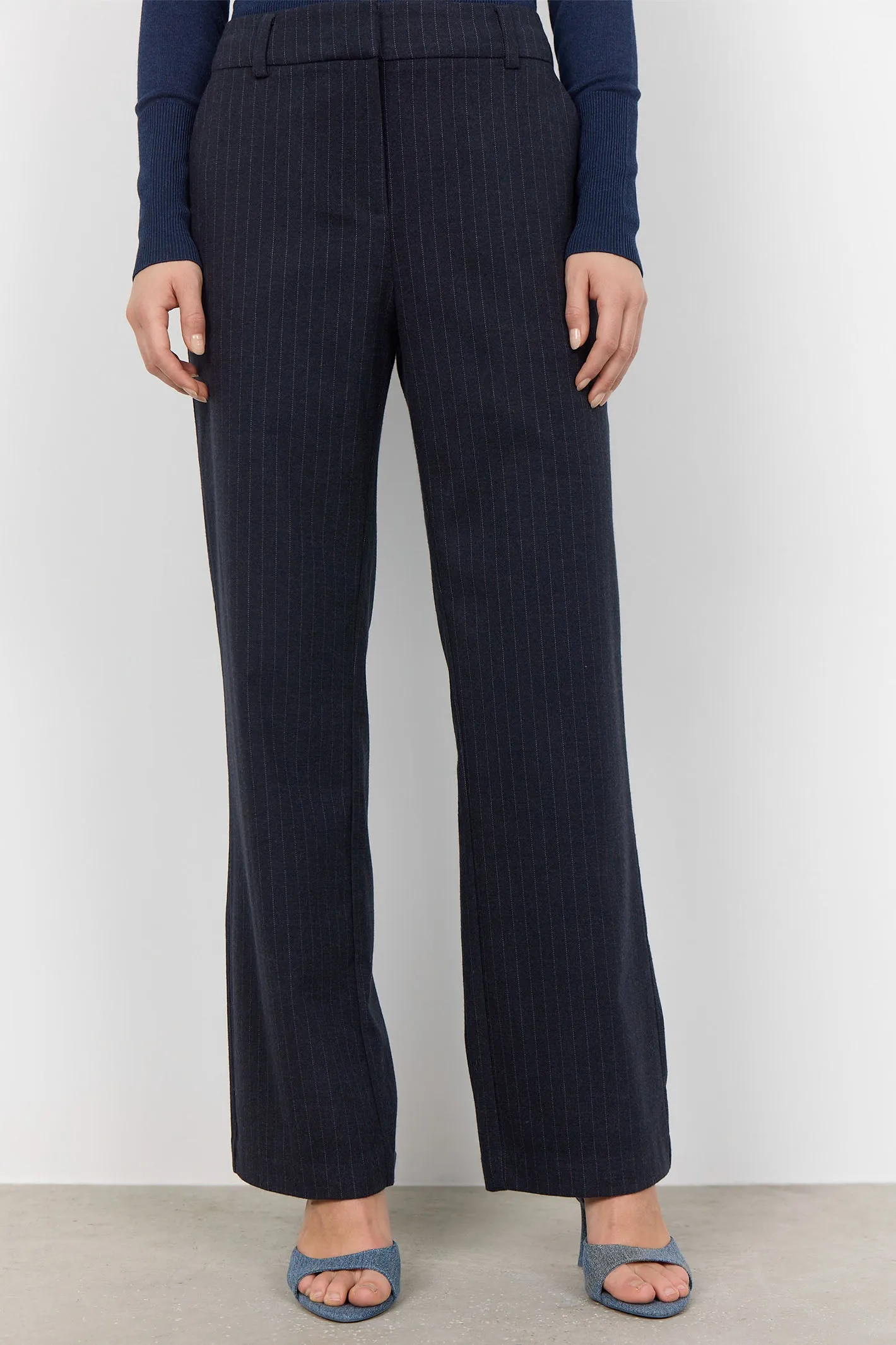 Soya Concept 40874-20 96799-8B SC-Isabelle 5-B Trousers Blue Iris Melange