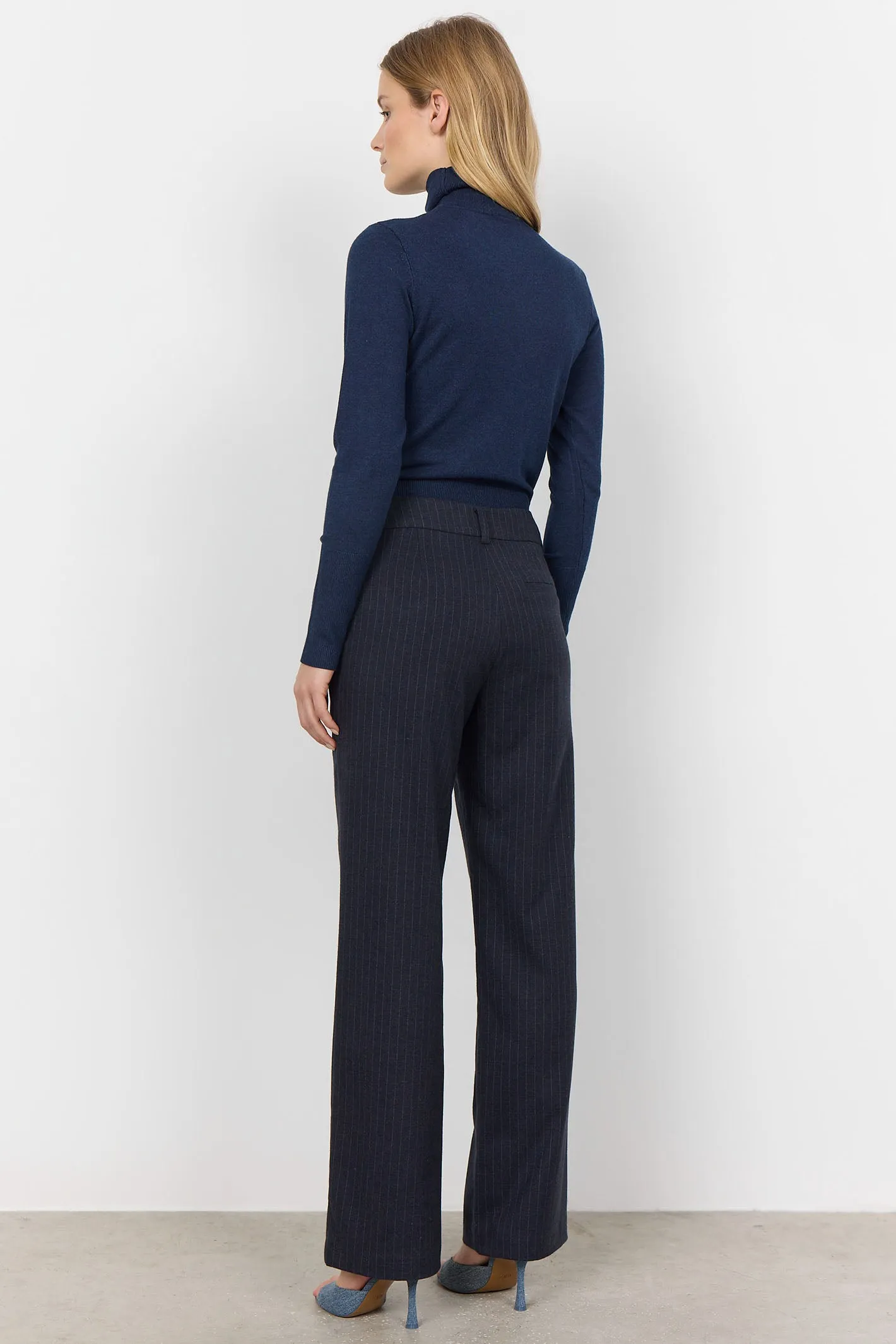 Soya Concept 40874-20 96799-8B SC-Isabelle 5-B Trousers Blue Iris Melange