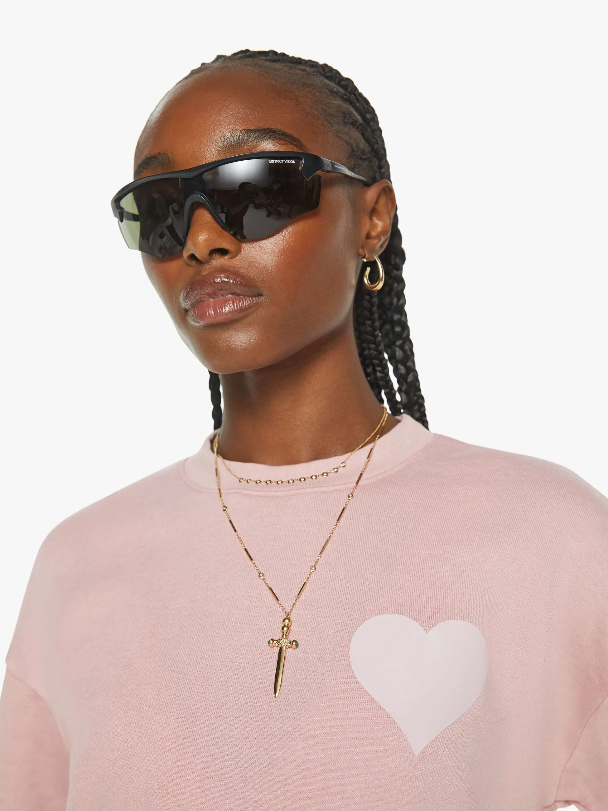 SPRWMN Heart Sweatshirt - Camelia