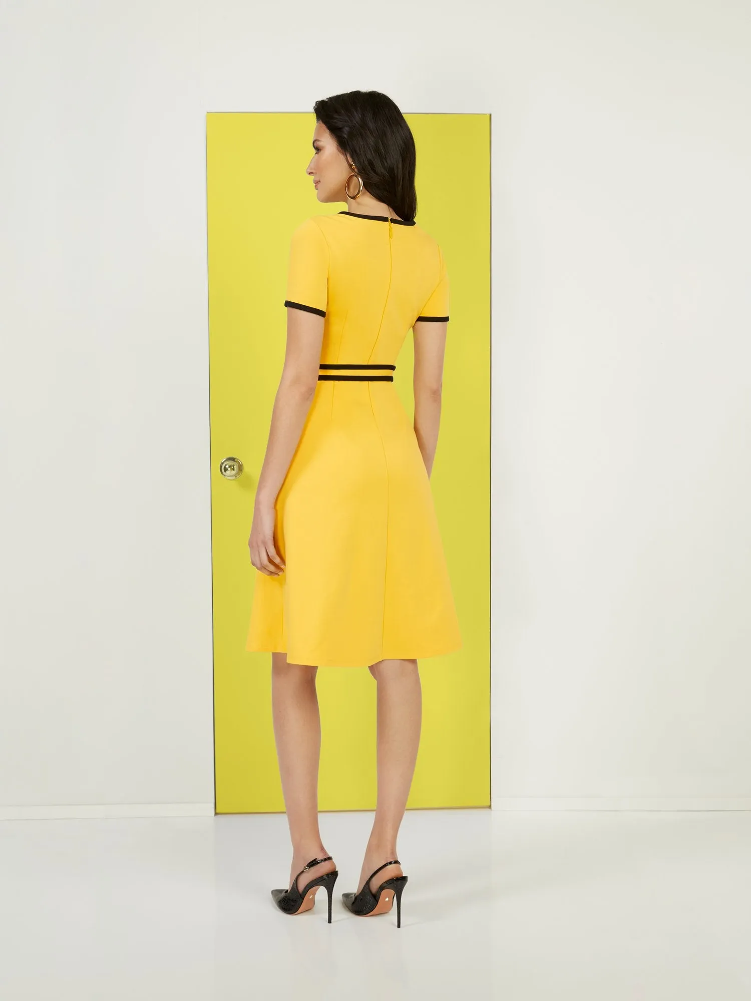 Tall Colorblock Ponte Dress - Superflex