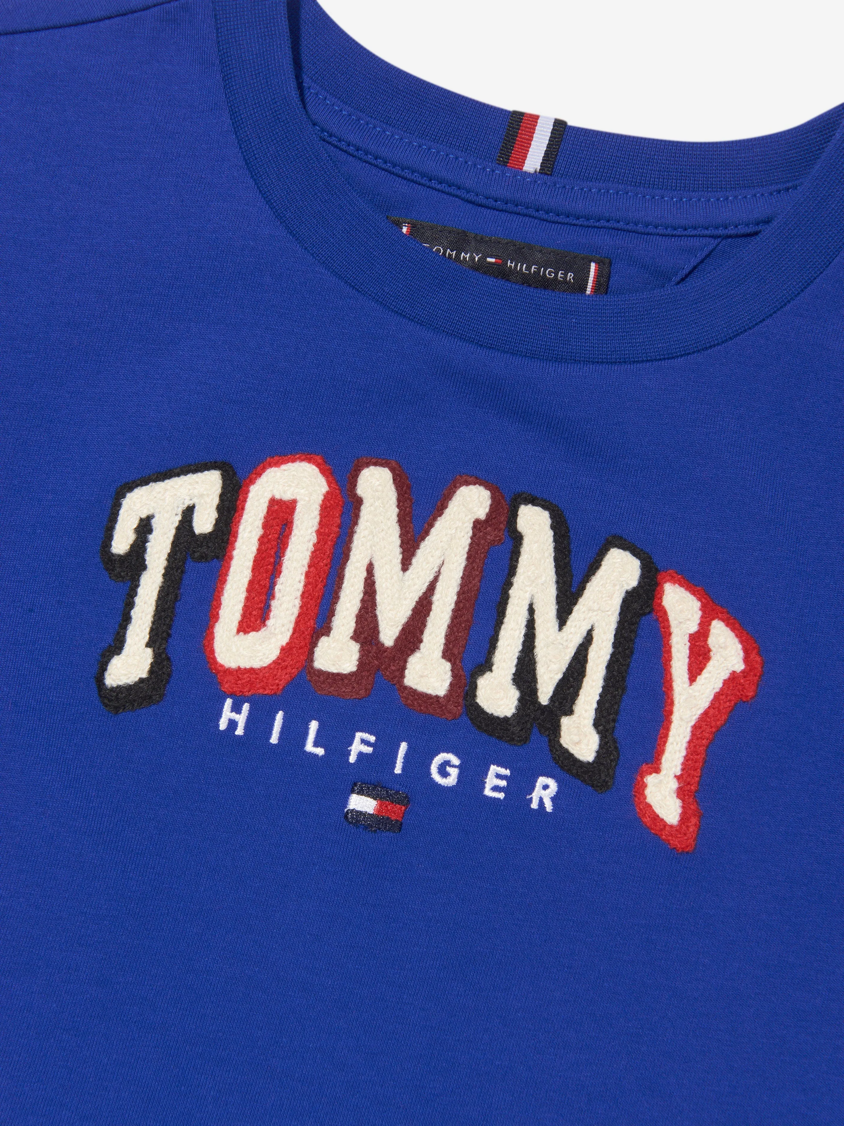 Tommy Hilfiger Boys Chain Stitch Logo T-Shirt