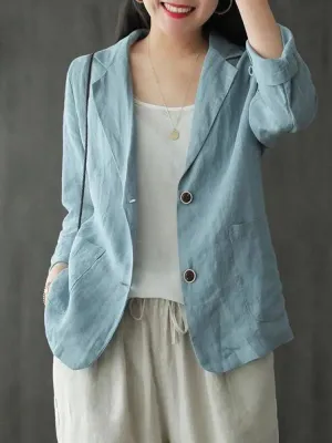 Toni - Casual, losse blazer met lange mouwen 2024