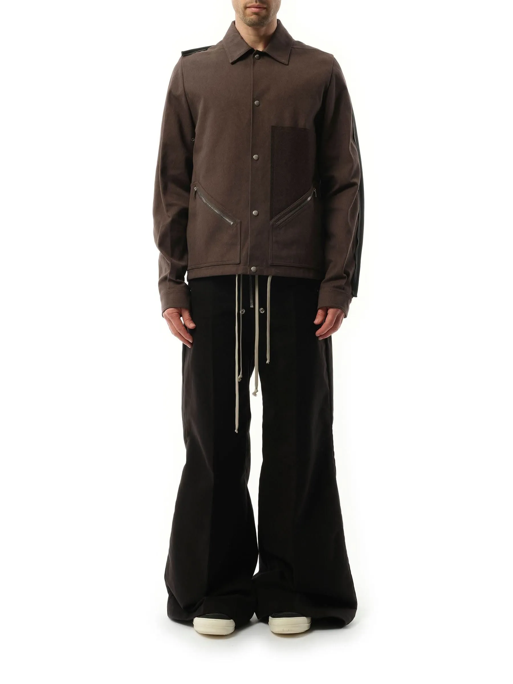 Tour Snap Front Jacket in Ash/Brown/Black