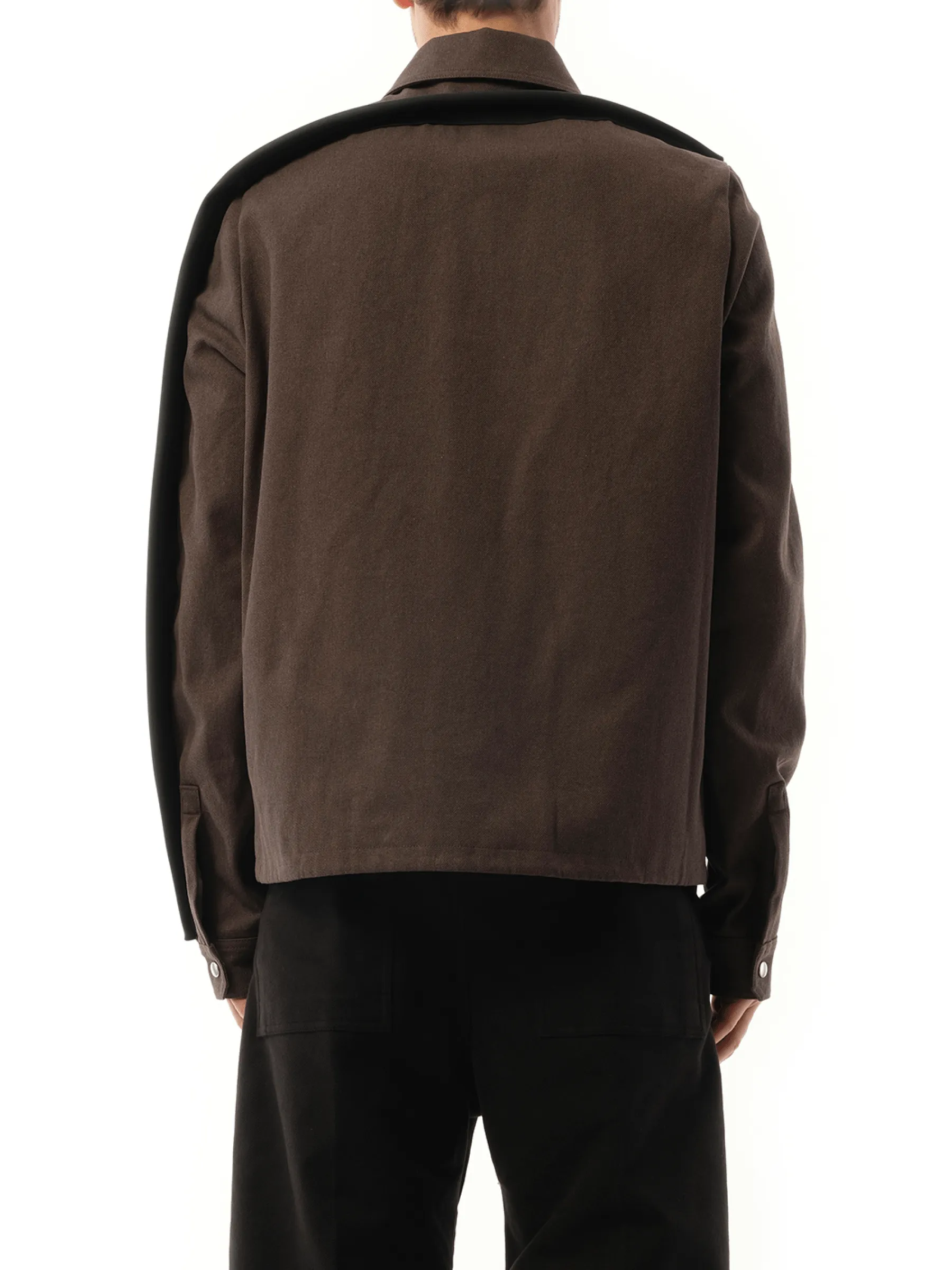 Tour Snap Front Jacket in Ash/Brown/Black