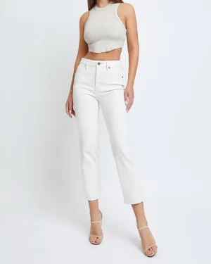 TRACEY SEA SALT WASH CROPPED JEANS