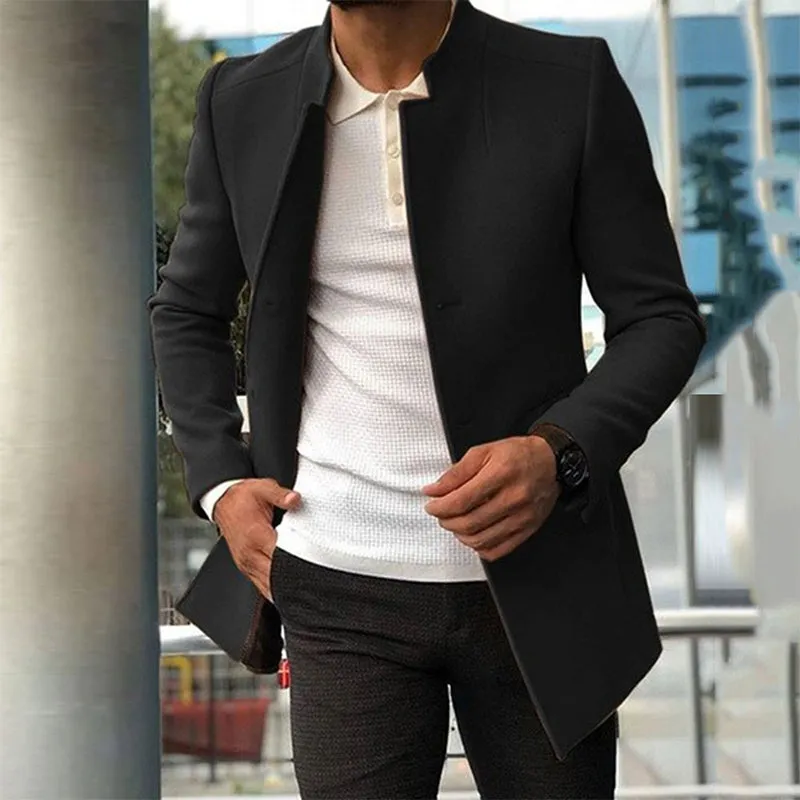 Trendy Solid Tweed Blazer