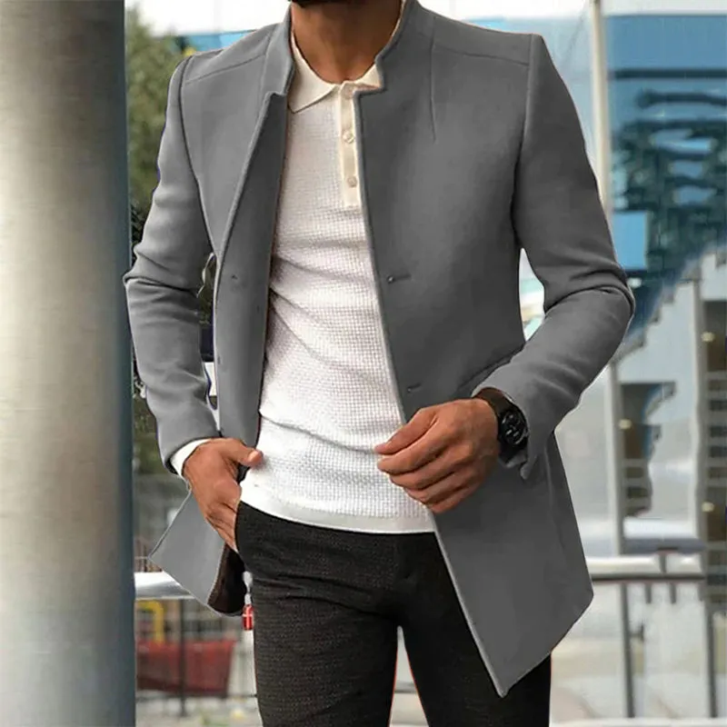 Trendy Solid Tweed Blazer