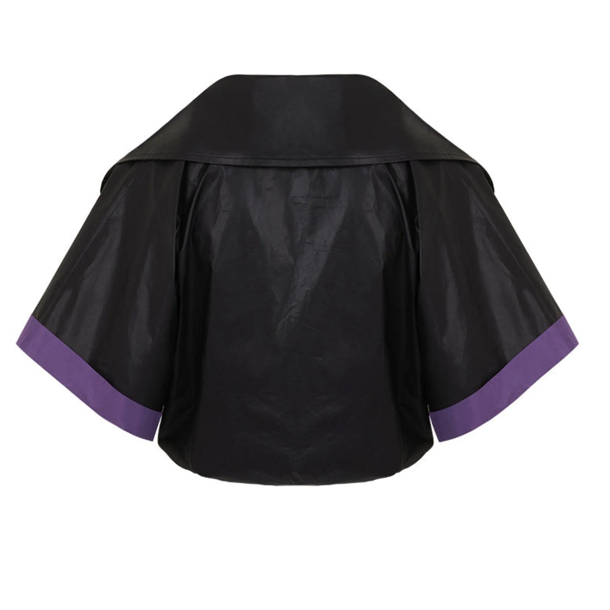 Urban Wide Collar Black Jacket