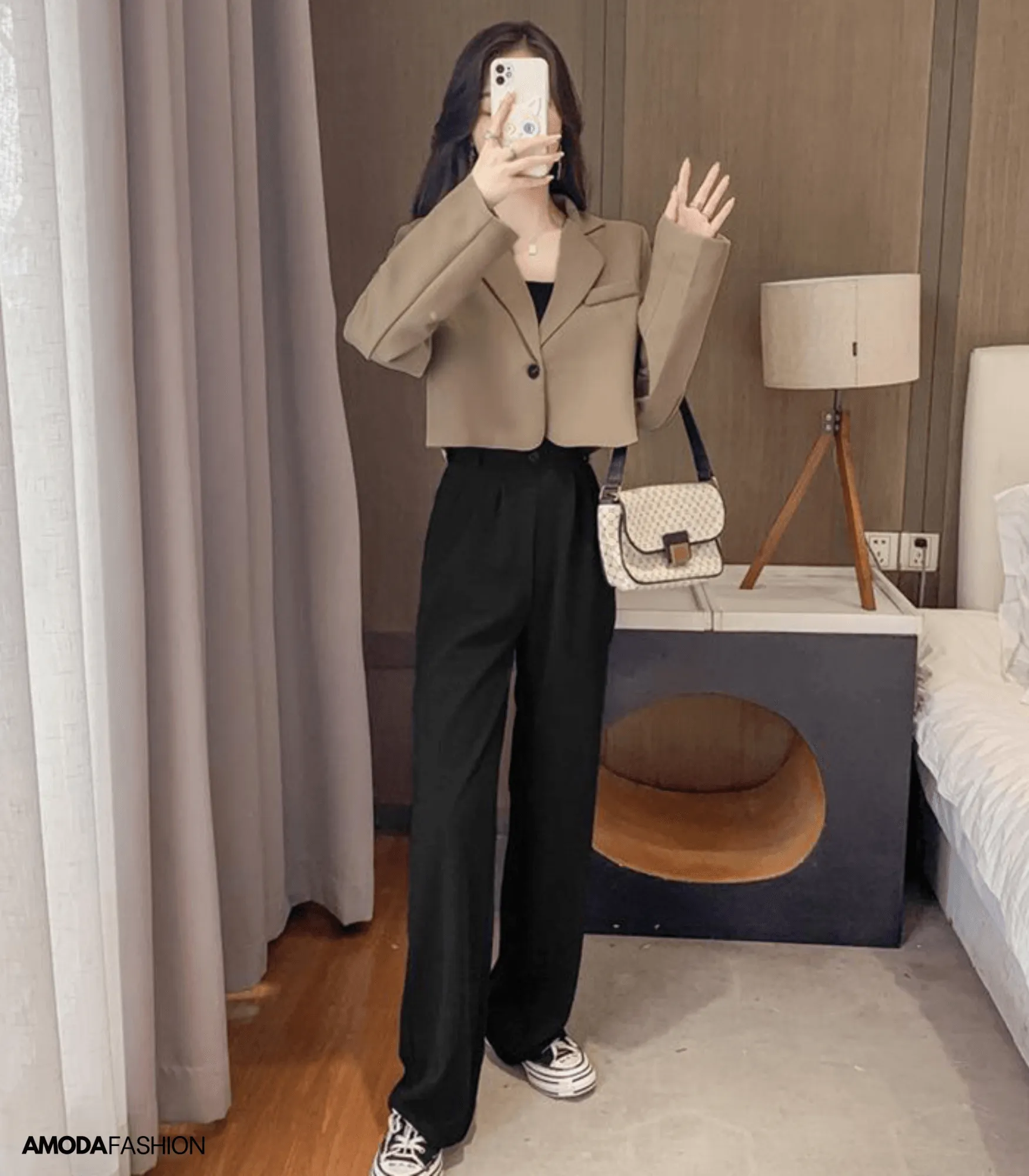 Winter mini blazer voor vrouwen