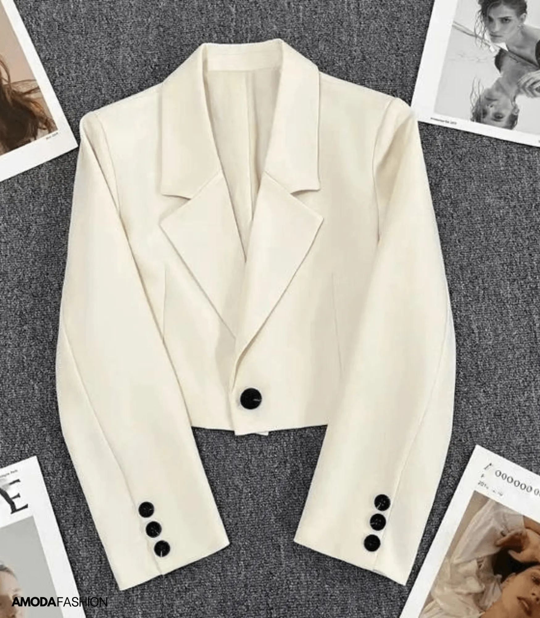 Winter mini blazer voor vrouwen