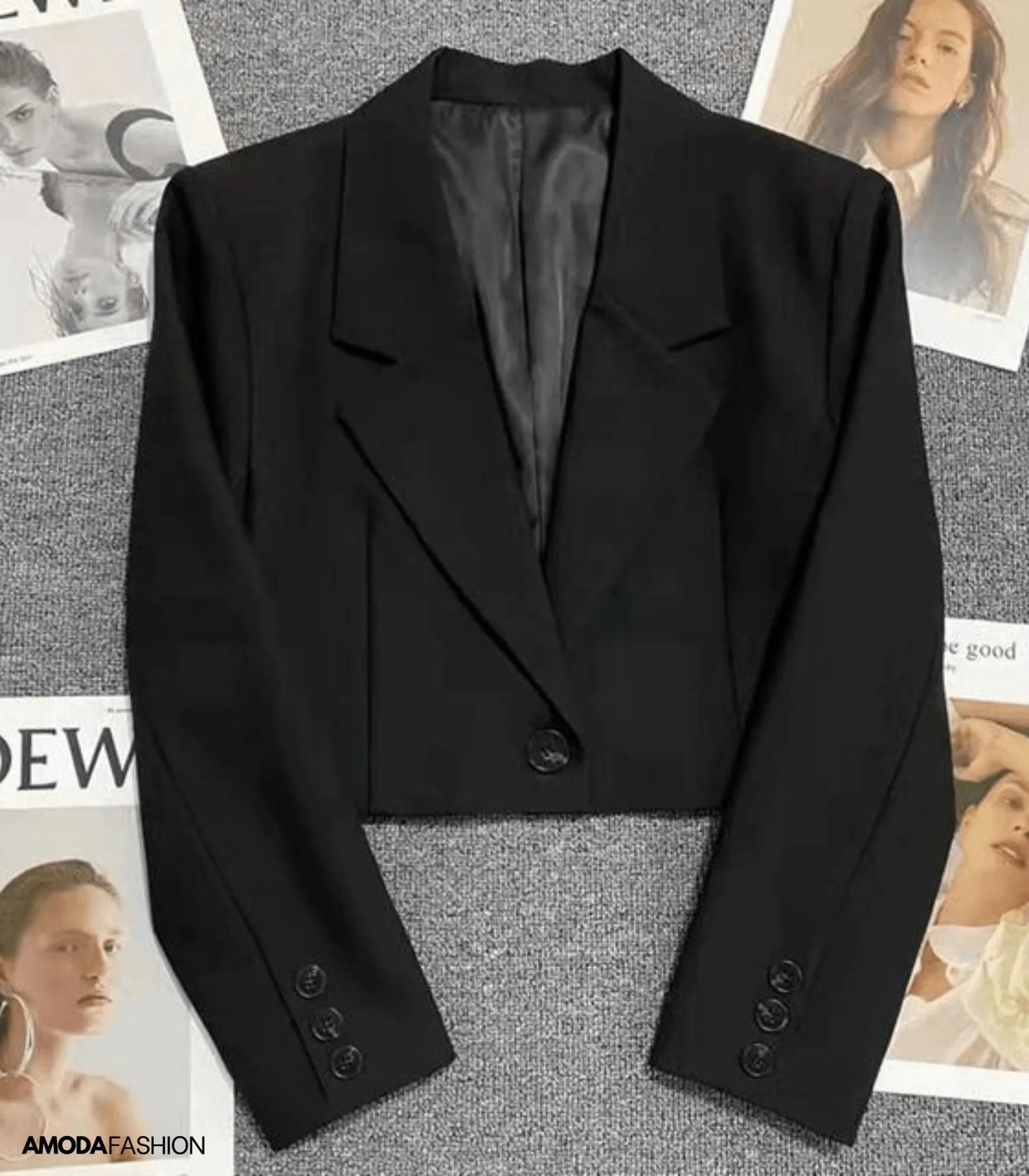 Winter mini blazer voor vrouwen