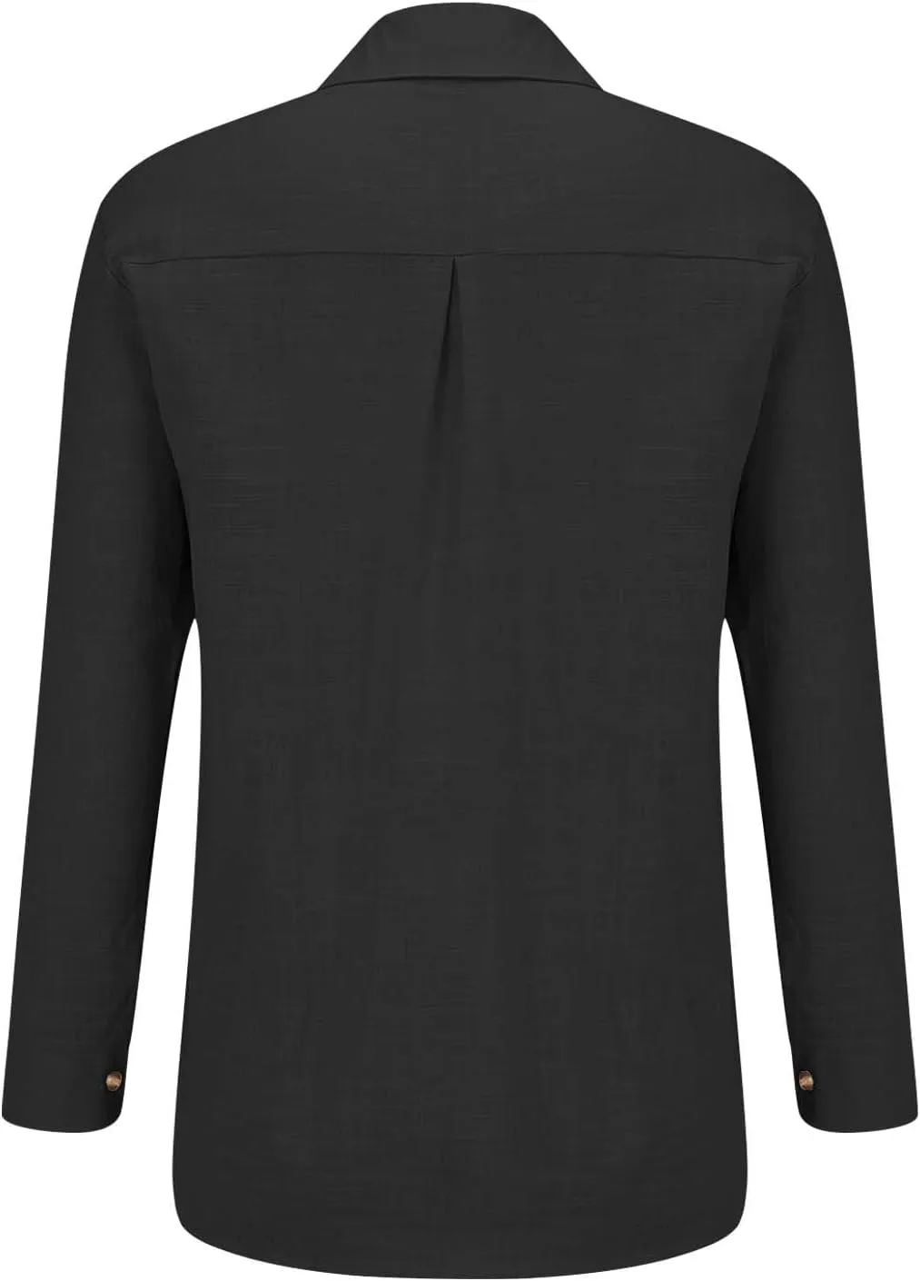 Womens Cotton Linen Button Down Shirts Business Casual Long Sleeve Outfit Daily Spring&Summer Blouses for Women 2025